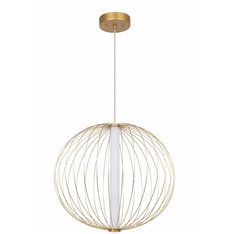 Lampa wisząca Light Prestige Treviso duża złota 3000K LP-798/1P L3 GD