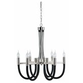 Lampa wisząca Light Prestige Como czarna LP-90103/6P BK