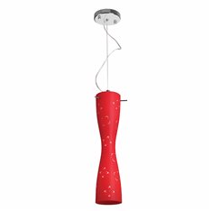 Lampa wisząca Light Prestige Flora czerwona P-611S-2CH-R