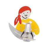 Kinkiet Pirate żółty i dzieciecy srebrny 4717