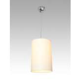 Lampa wisząca Monako 1 0003 hotelowa abażur kremowy