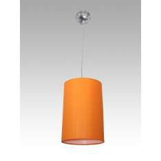 Lampa wisząca Monako 8 0027 hotelowa abażur pomarańczowy