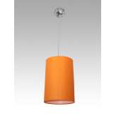 Lampa wisząca Monako 8 0027 hotelowa abażur pomarańczowy