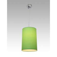 Lampa wisząca Monako 10 0034 hotelowa abażur zielony