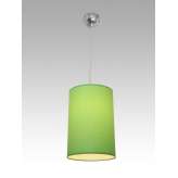 Lampa wisząca Monako 10 0034 hotelowa abażur zielony