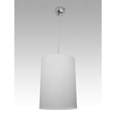 Lampa wisząca Bangkok 32 0133 hotelowa abażur biały Struktura drewna