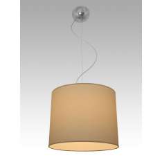 Lampa wisząca Panama 1 0218 hotelowa abażur kremowy