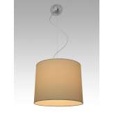 Lampa wisząca Panama 1 0218 hotelowa abażur kremowy