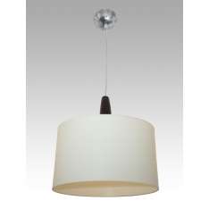 Lampa wisząca Seul 1 0294 hotelowa abażur kremowy