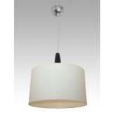 Lampa wisząca Seul 1 0294 hotelowa abażur kremowy