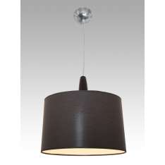 Lampa wisząca Seul 16 0348 hotelowa abażur brązowy