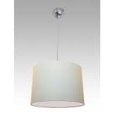 Lampa wisząca Amsterdam 32 0393 hotelowa abażur bialy | Struktura drewna