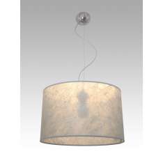 Lampa wisząca Dakar 5 0423 hotelowa abażur srebrne nitki