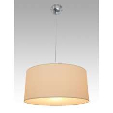 Lampa wisząca Tunis 1 0478 hotelowa abażur kremowy