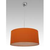 Lampa wisząca Tunis 8 0492 hotelowa abażur pomarańczowy