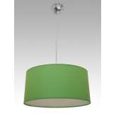 Lampa wisząca Tunis 10 0508 hotelowa abażur zielony