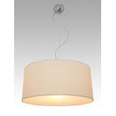 Lampa wisząca Kingston 1 0546 hotelowa abażur kremowy