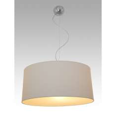 Lampa wisząca Kingston 32 0584 hotelowa abażur biały | Struktura drewna