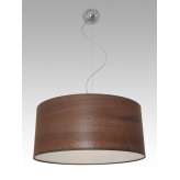 Lampa wisząca Kingston 34 0591 hotelowa abażur orzech