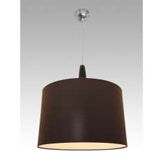 Lampa wisząca Berno 16 0645 hotelowa abażur brązowy