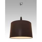 Lampa wisząca Berno 16 0645 hotelowa abażur brązowy