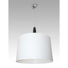Lampa wisząca Berno 36 0652 hotelowa abażur biały