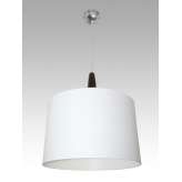 Lampa wisząca Berno 36 0652 hotelowa abażur biały