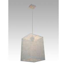 Lampa wisząca Hawana 5 0669 hotelowa abażur srebrne nitki