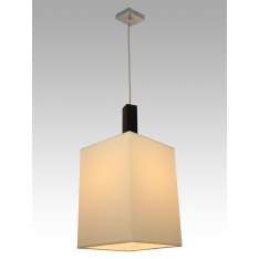 Lampa wisząca Pekin 1 0737 hotelowa abażur kremowy