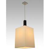 Lampa wisząca Pekin 1 0737 hotelowa abażur kremowy