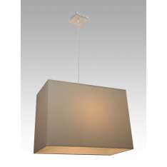 Lampa wisząca Baku 1 0805 hotelowa abażur kremowy