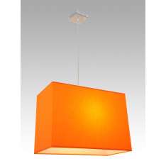 Lampa wisząca Baku 8 0829 hotelowa abażur pomarańczowy