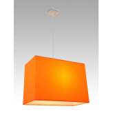 Lampa wisząca Baku 8 0829 hotelowa abażur pomarańczowy