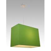 Lampa wisząca Baku 10 0836 hotelowa abażur zielony