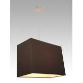 Lampa wisząca Baku 16 0850 hotelowa abażur brązowy