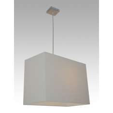 Lampa wisząca Baku 36 0874 hotelowa abażur biały