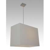 Lampa wisząca Baku 36 0874 hotelowa abażur biały