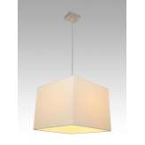 Lampa wisząca Oslo 1 0942 hotelowa abażur kremowy