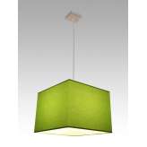 Lampa wisząca Oslo 10 0973 hotelowa abażur zielony