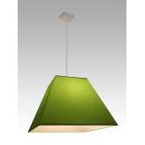 Lampa wisząca Meksyk 8 1093 hotelowa abażur zielony