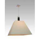 Lampa wisząca Waszyngton 1 1147 hotelowa abażur kremowy