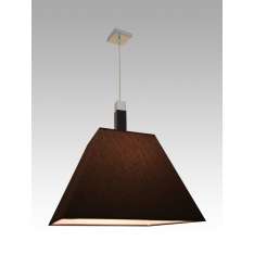 Lampa wisząca Waszyngton 16 1192 hotelowa abażur brązowy