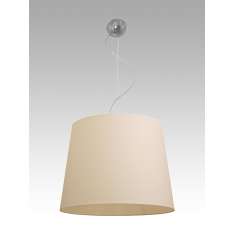 Lampa wisząca Praga 1 1208 hotelowa abażur kremowy