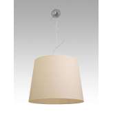 Lampa wisząca Praga 1 1208 hotelowa abażur kremowy