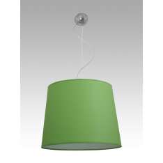 Lampa wisząca Praga 10 1239 hotelowa abażur zielony