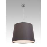 Lampa wisząca Praga 16 1253 hotelowa abażur brązowy