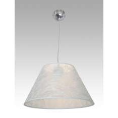 Lampa wisząca Bogota 5 1284 hotelowa abażur srebrne nitki