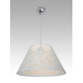 Lampa wisząca Bogota 5 1284 hotelowa abażur srebrne nitki