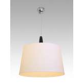 Lampa wisząca Kair 1 1338 hotelowa abażur kremowy