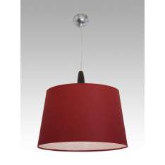 Lampa wisząca Kair 4 1352 hotelowa abażur bordowy